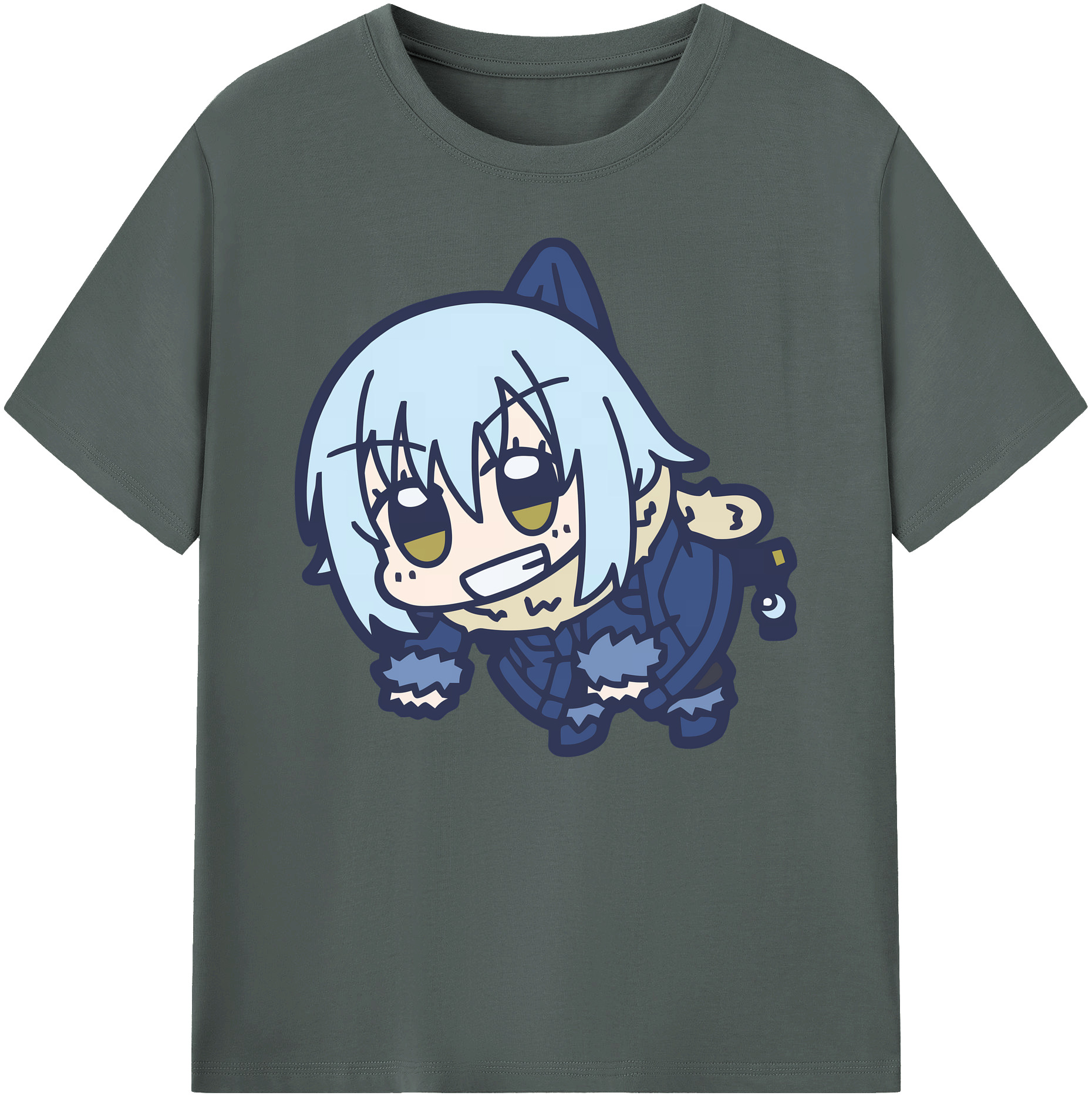 （画像用） 転スラ Regarding Reincarnated to Slime 綿100％ メンズ半袖Tシャツ｜肌触りやわらか＆通気性